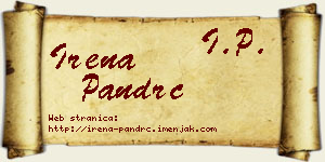 Irena Pandrc vizit kartica
